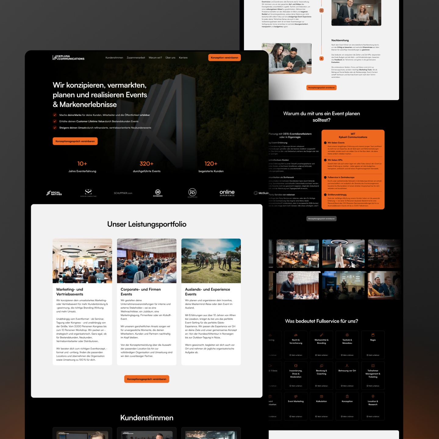 KplusA: Rebranding und Relaunch für die Eventagentur