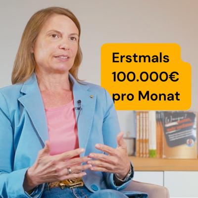Erstmals 100.000€ Umsatz pro Monat