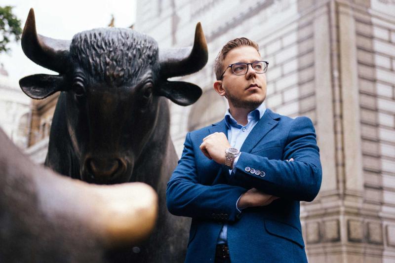 Ruben Schäfer an der Frankfurter Börse&nbsp;