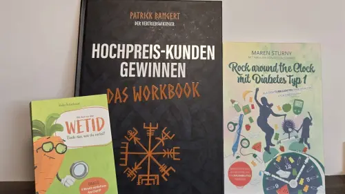 Mit einem eigenen Buch erklärst du direkt, was du tust und wofür du stehst.