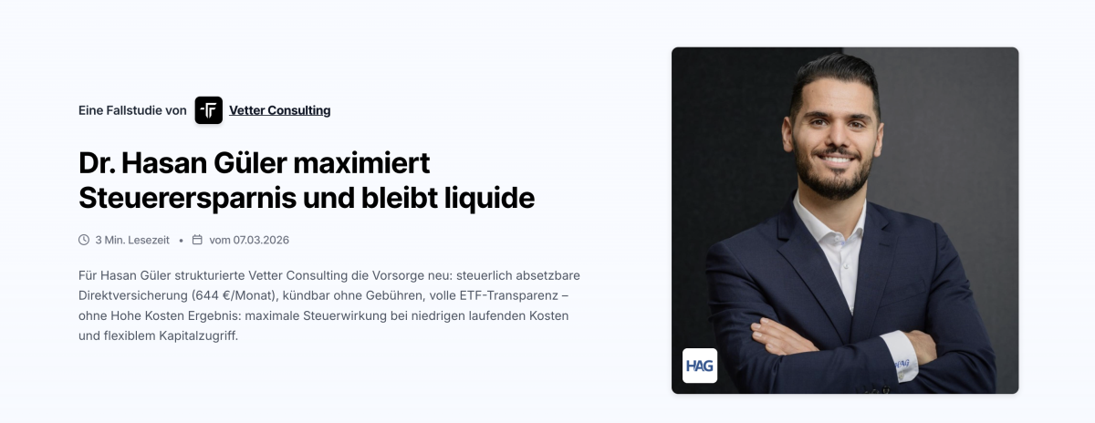 Beispielhafte Fallstudie mit Dr. Hasan Güler