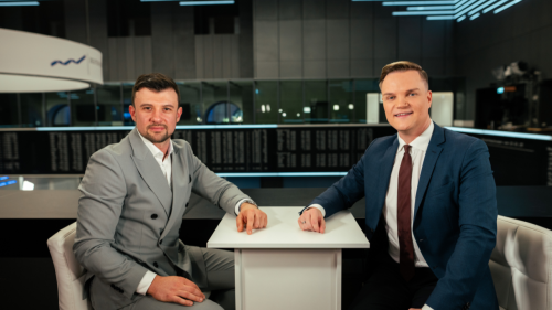 Tobias Vetter in einem Interview an der Frankfurter Börse