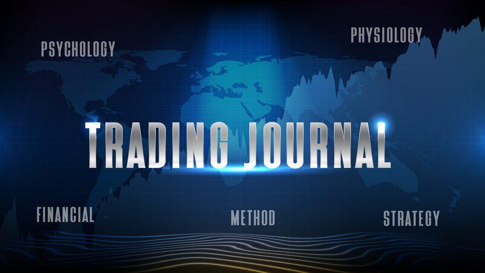 Visuelle Darstellung eines Trading Journals mit dem Fokus auf Trading Psychologie.