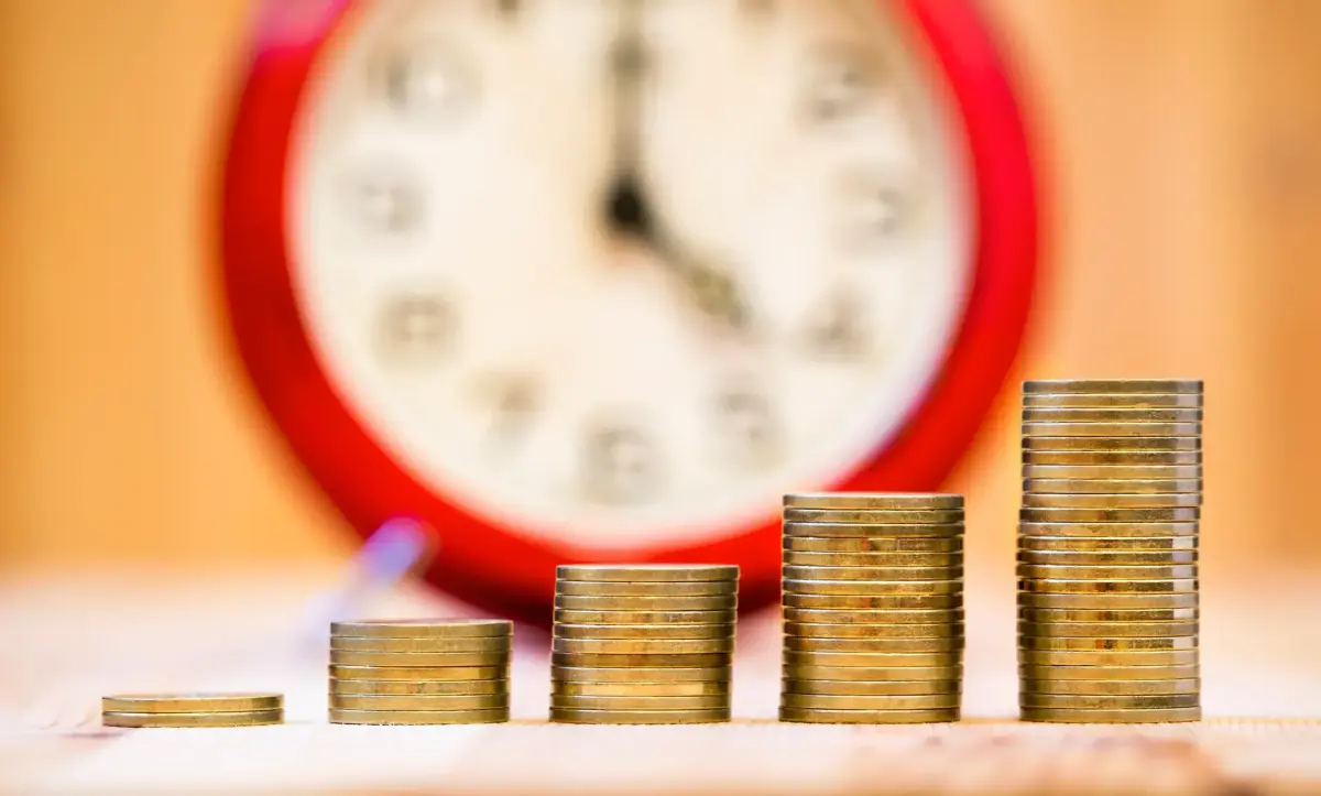 Zeit und Geduld sind wichtig bei der erfolgreichen Geldanlage