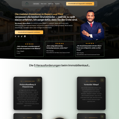 Neue Website für Immobilienmakler aus Nürnberg -  perezimmobilien.de