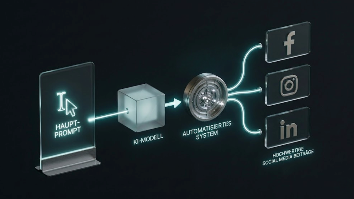 Vom Prompt zum Post: Automatisierter Social-Media-Workflow 