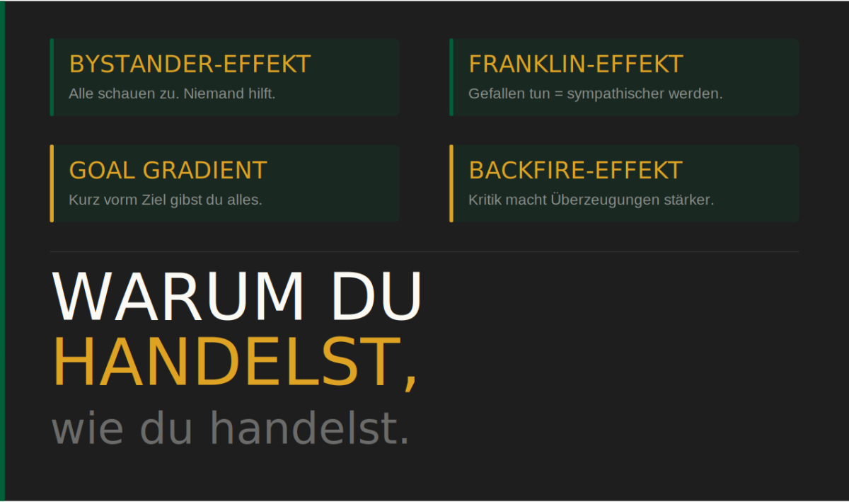 Psychoeffekt - psychologie, die verkauft by Matthias Bullmahn