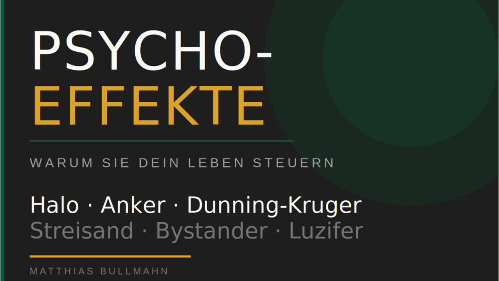 Psychoeffekt - psychologie, die verkauft by Matthias Bullmahn