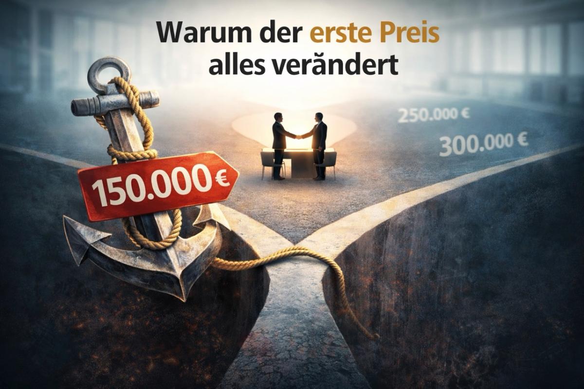 Der Anker Effekt im Vertrieb & Marketing - Matthias Bullmahn | psychologie, die verkauft