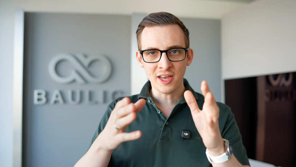 Der Unternehmer Baulig erklärt die Bedeutung guter Positionierung.