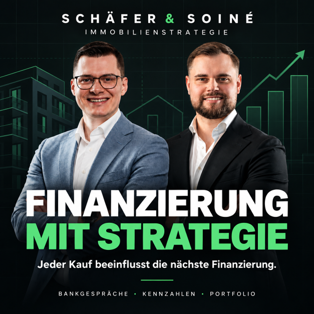 Zwei Experten präsentieren ihre Immobilienstrategie zur Finanzierung.