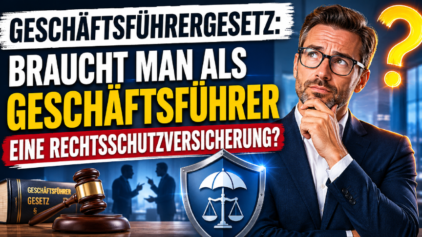 Braucht man als Geschäftsführer eine Rechtsschutzversicherung? 