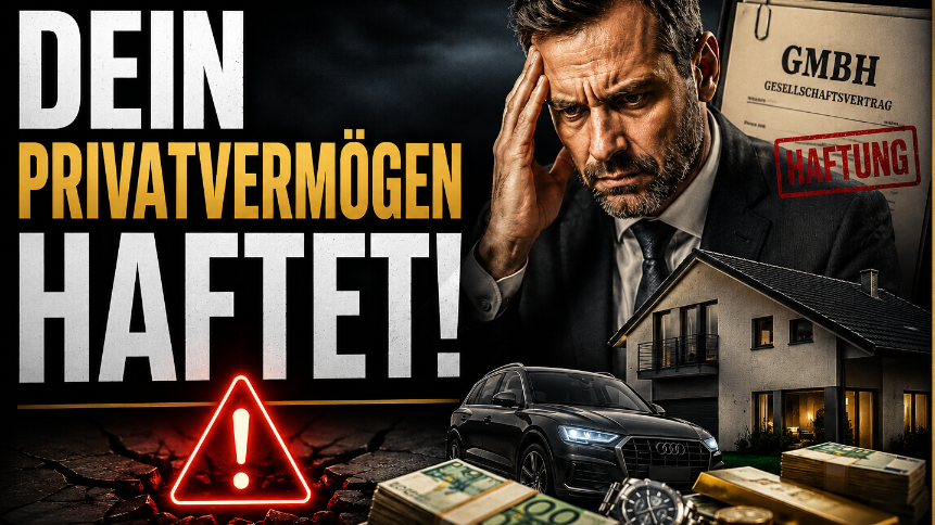 DEIN PRIVATVERMÖGEN HAFTET