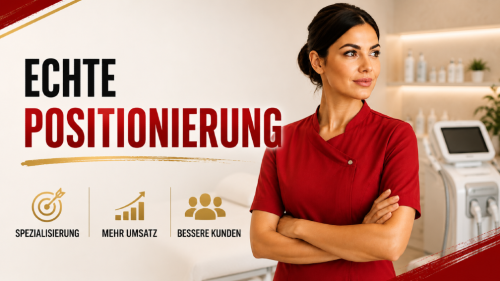 Positionierung als Kosmetikstudio 