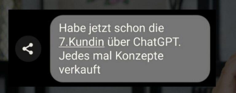 Neukunden über KI wie ChatGPT