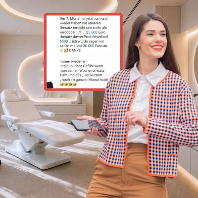 Etabliertes Kosmetikstudio wird Premium-Anbieter: 25.600€ Monatsumsatz ohne mehr Arbeitszeit