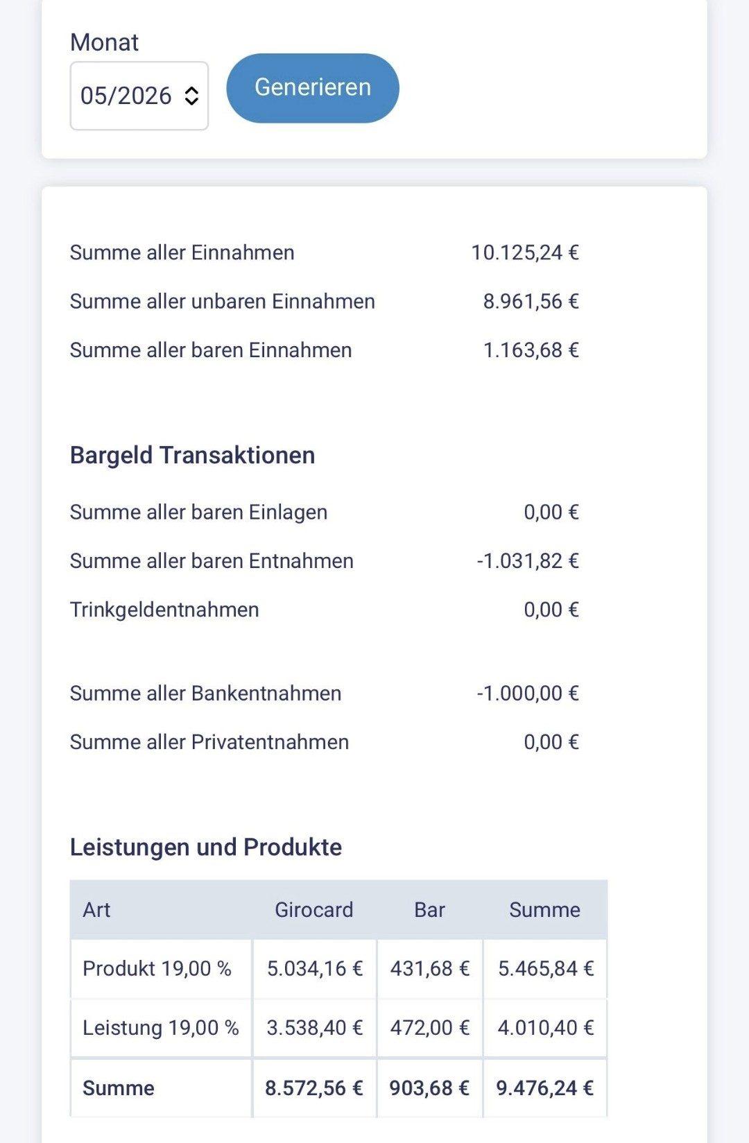 Screenshot Kassensystem Kundin mit Babor Institut, Zusammenarbeit Beauty Business Consulting