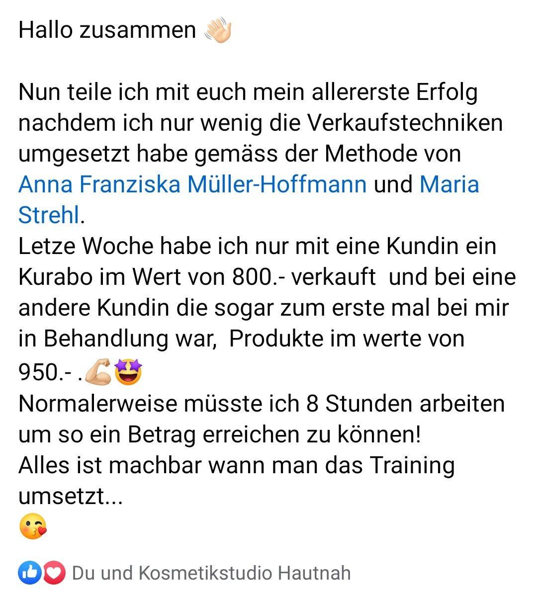 Screenshot Kundin Beauty Business Consulting
