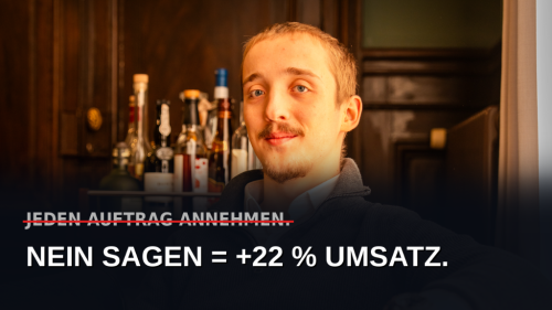 Nein sagen = +22% Umsatz