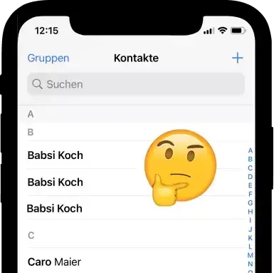 Beispiel für Duplikate