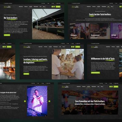 Website-Relaunch für die Tastebrothers: Digitale Bühne für besondere Events