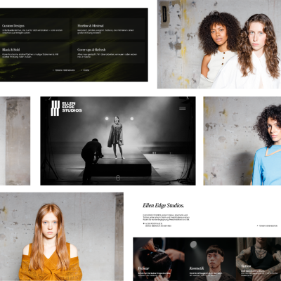 Website für ELLEN EDGE STUDIOS: Von Friseursalon zur Lifestyle-Marke