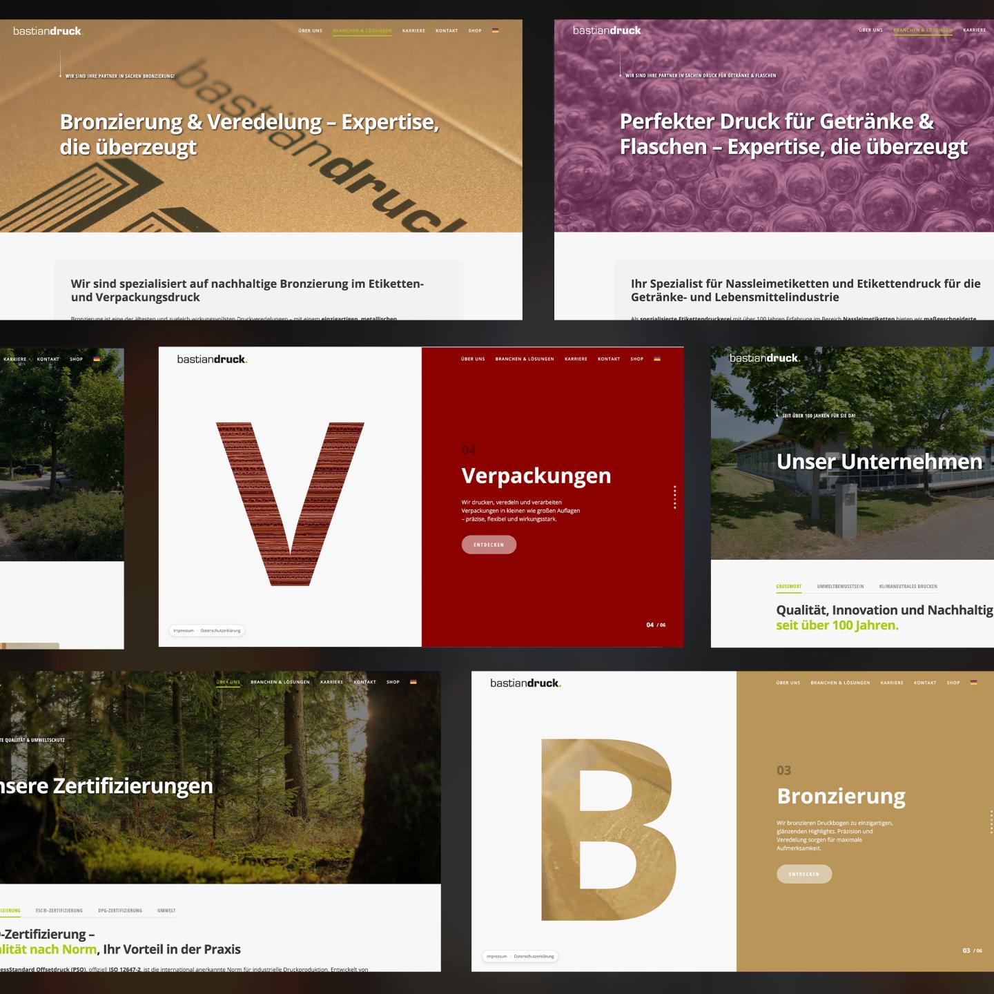 Webdesign: Ein Webdesign, das zur Branche und zur Qualität passt.