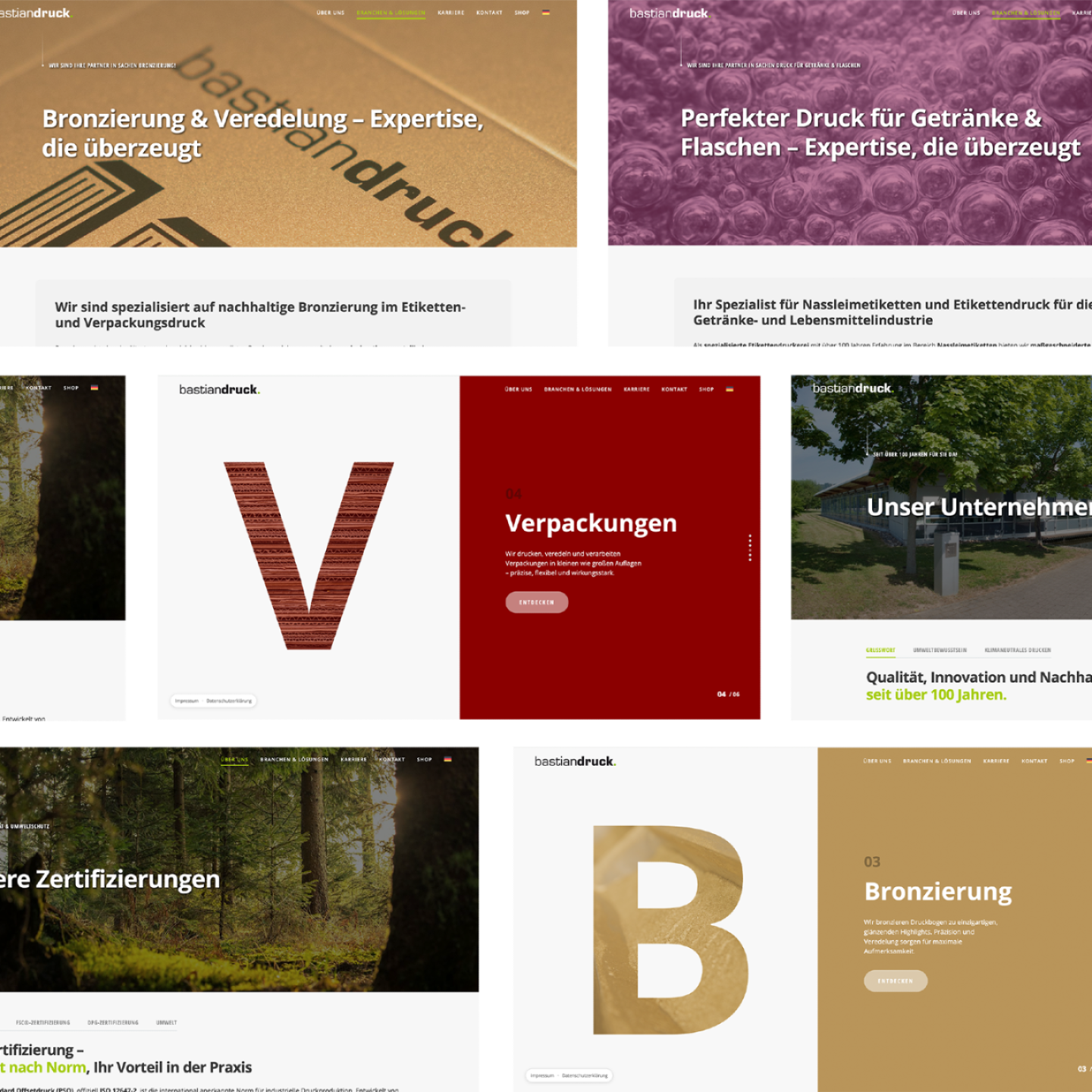 Webdesign: Ein Webdesign, das zur Branche und zur Qualität passt.