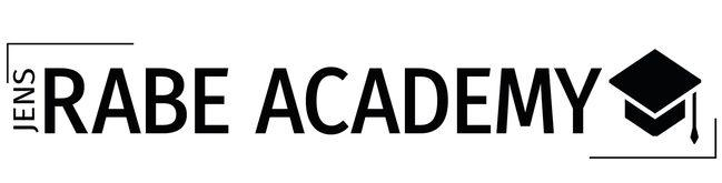 Das Logo der Jens Rabe Academy steht für finanzielle Bildung und Vermögensaufbau.
