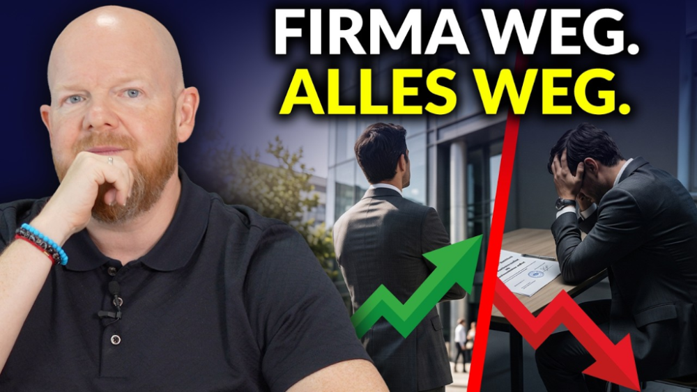 Grafik über persönlichen Vermögensaufbau und Risiken für Selbstständige.