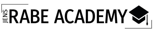 Logo der Rabe Academy, verbunden mit finanzieller Bildung.