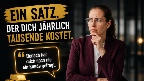 Der teuerste Satz: "Danach fragt nie jemand"