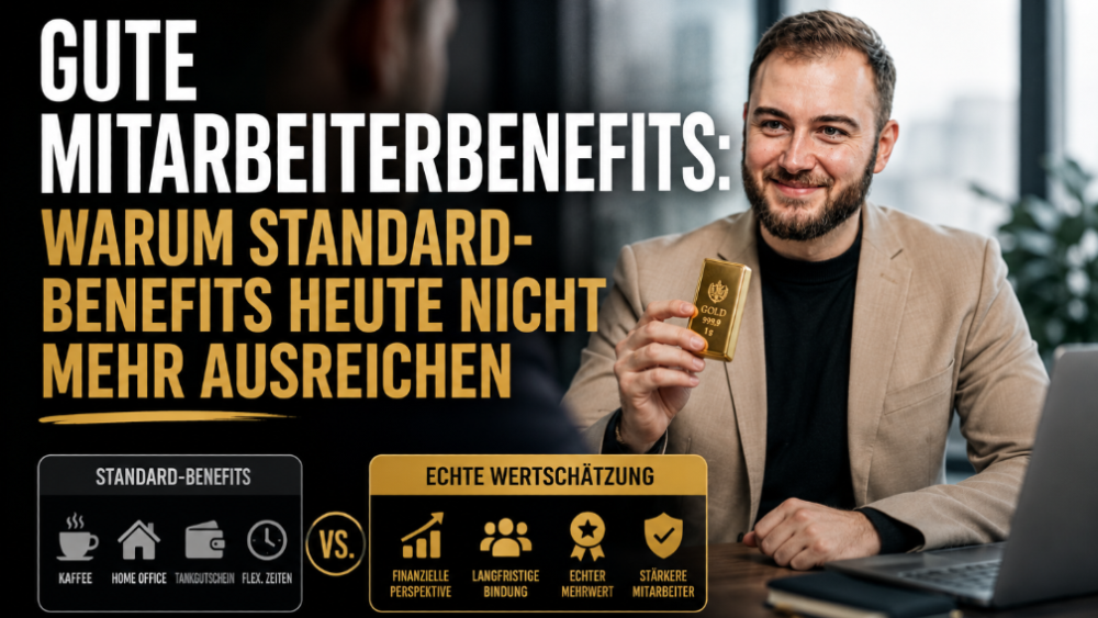Mitarbeiterbenefits im Vergleich: Standardbenefits gegenüber echter Wertschätzung.