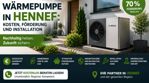 Wärmepumpe in Hennef: Kosten, Förderung und Installation