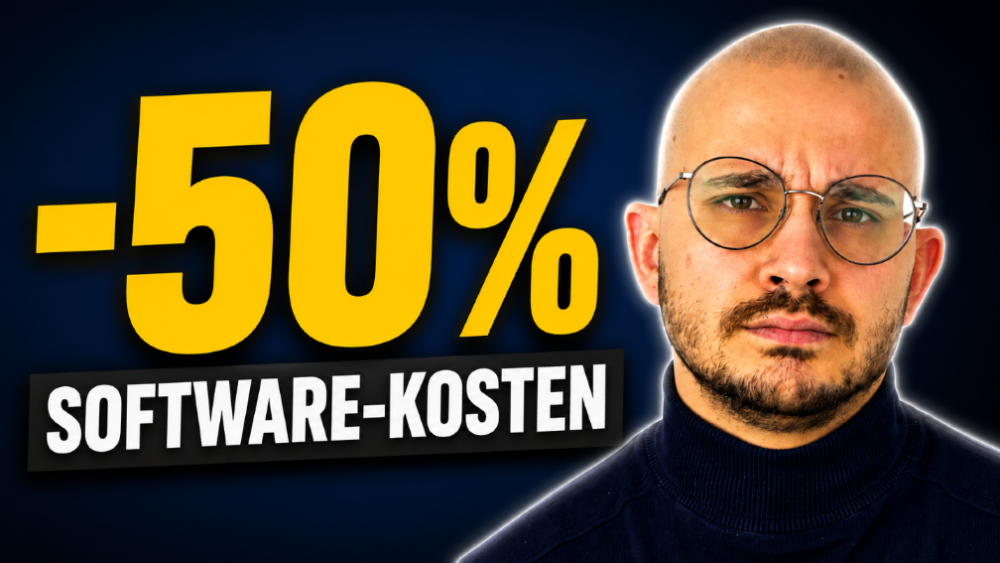 -50% Software-Kosten mit KI