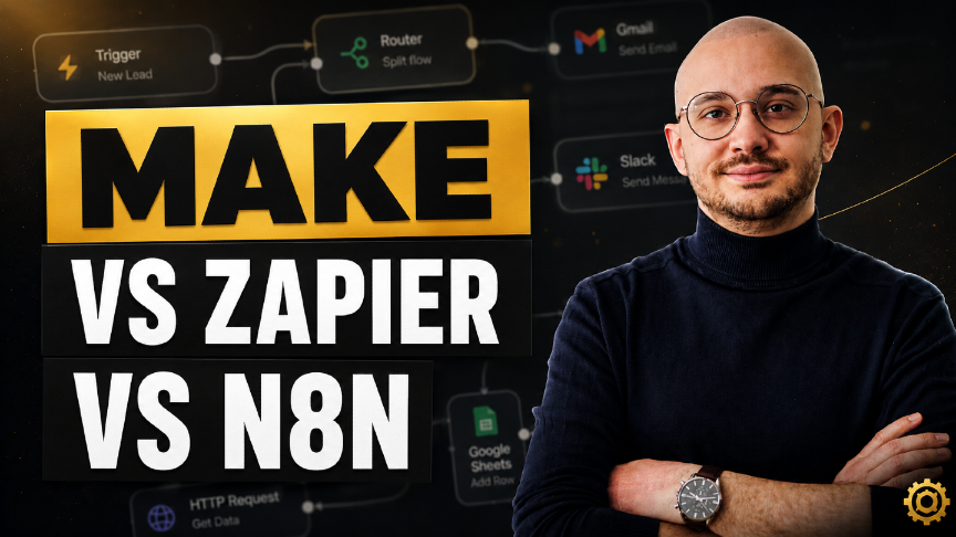 MAKE VS ZAPIER VS N8N