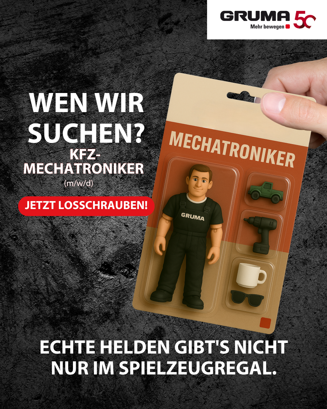 KI-generiertes Creative für eine Werbeanzeige von Gruma Nutzfahrzeuge GmbH