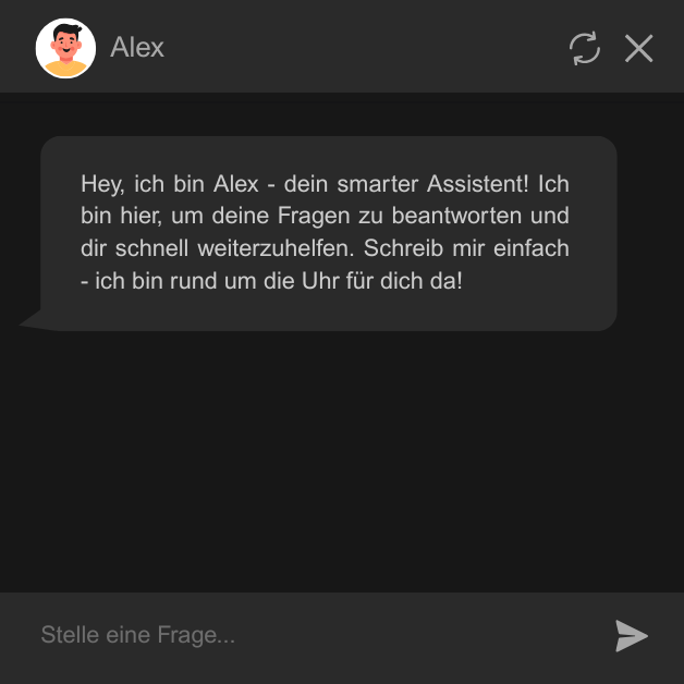 Ein Chatbot kann den Großteil der Fragen kompetent und in Echtzeit beantworten.