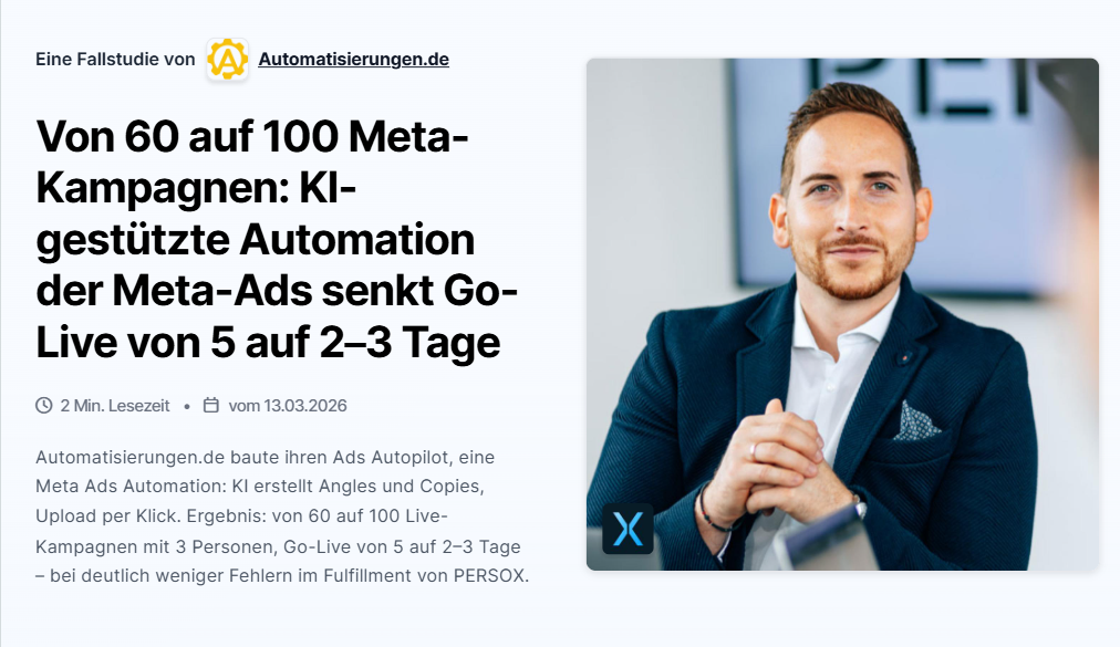 Fallstudie zu unserem Ads-Schaltwerk®:brhttps://www.agenturmarkt.de/agentur/automatisierungen-de-augsburg/fallstudien/persox-gmbh