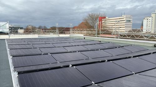 PV-Anlage auf Gewerbedach