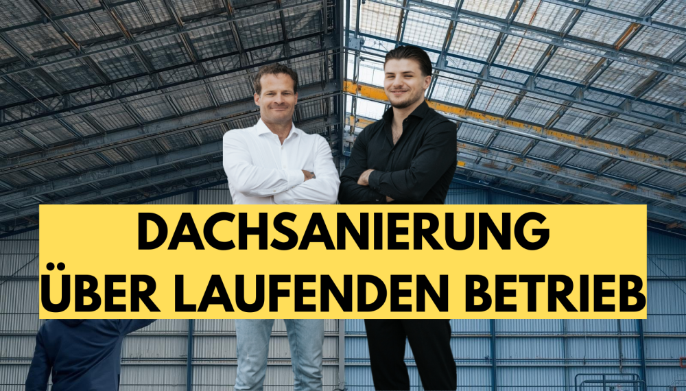 So geht eine Dachsanierung über laufenden Betrieb!