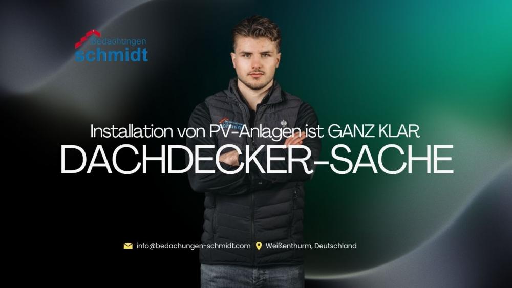 PV-Anlagen sind Dachdecker-Sache!