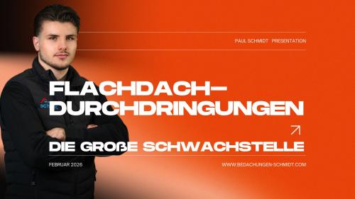 Das größte Problem auf deinem Flachdach!
