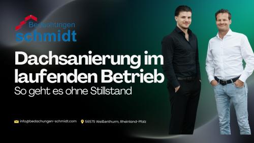 So saniert man ein Dach im laufenden Industrie-Betrieb!