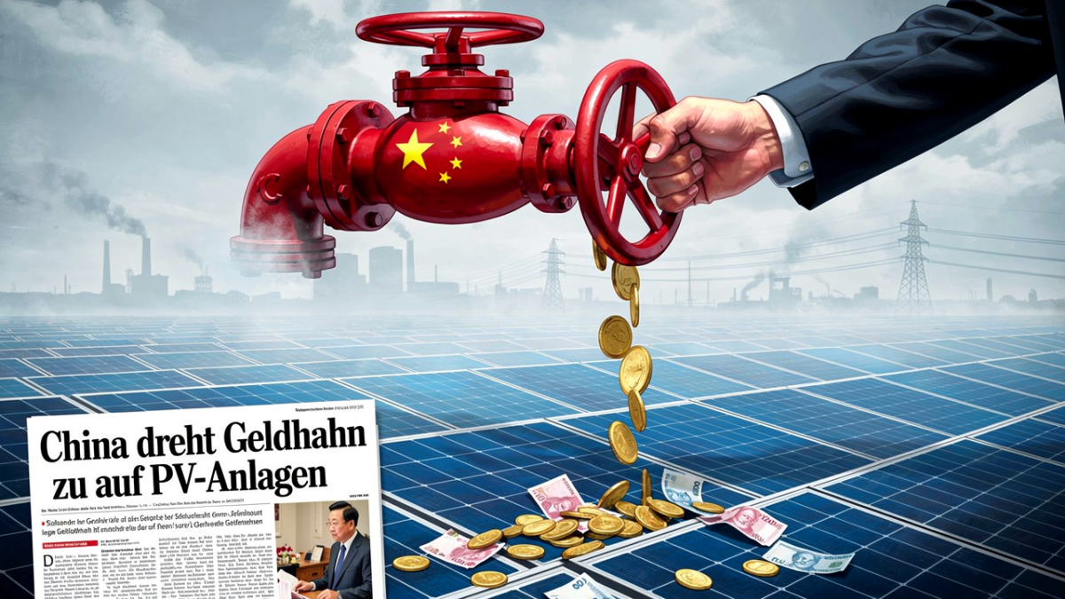China dreht den Geldhahn zu. Solar Import wird deutlich teurer.