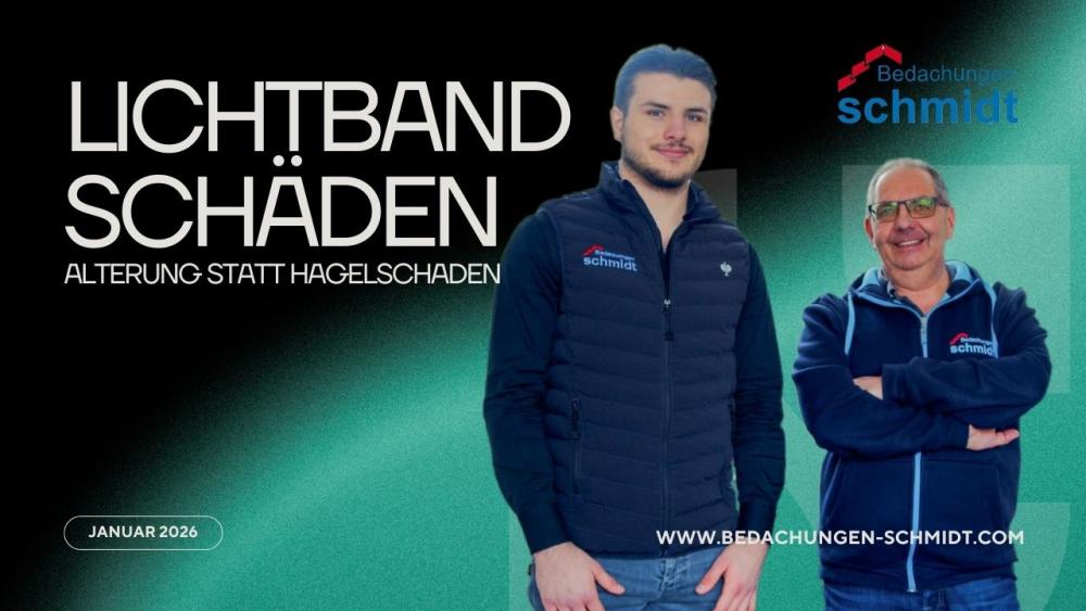 Lichtband-Schäden: Alterung statt Hagelschaden?