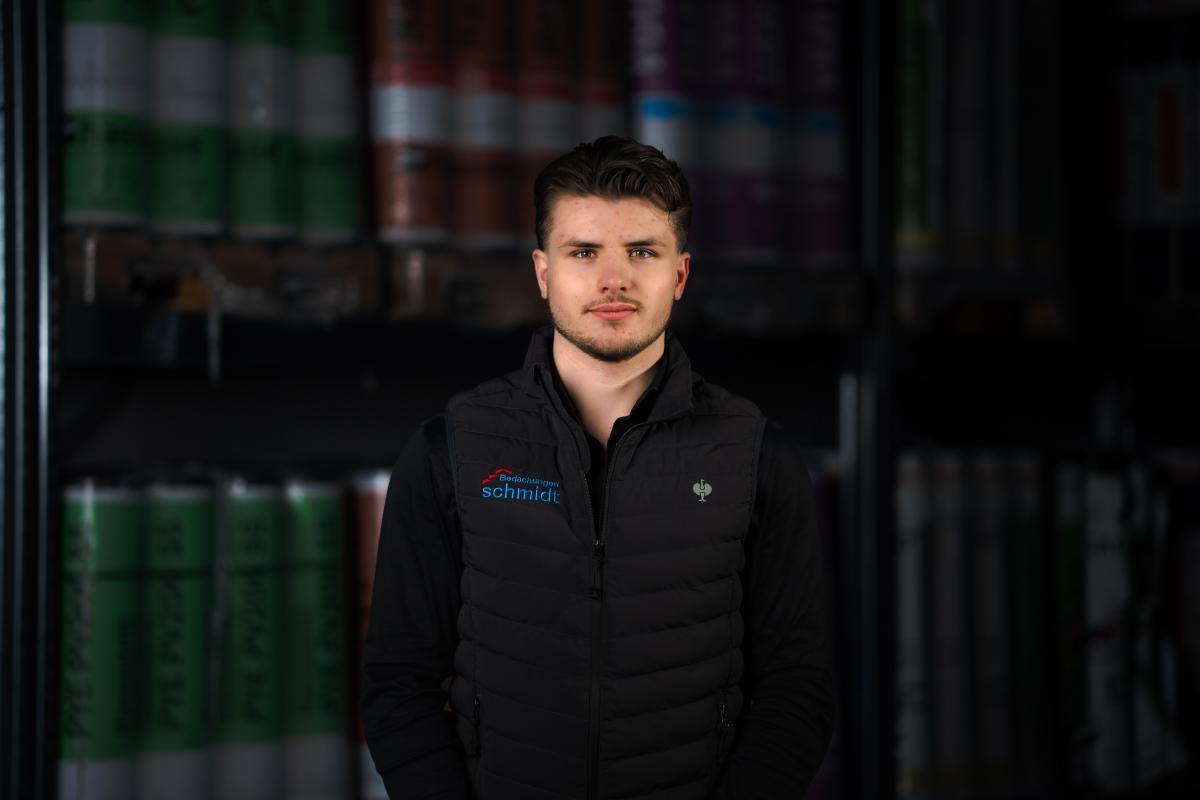 Paul Schmidt, Geschäftsführer der Bedachungen Schmidt GmbH