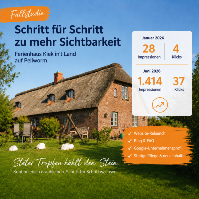 Vom Website-Relaunch zu deutlich mehr Sichtbarkeit: Kiek in’t Land auf Pellworm