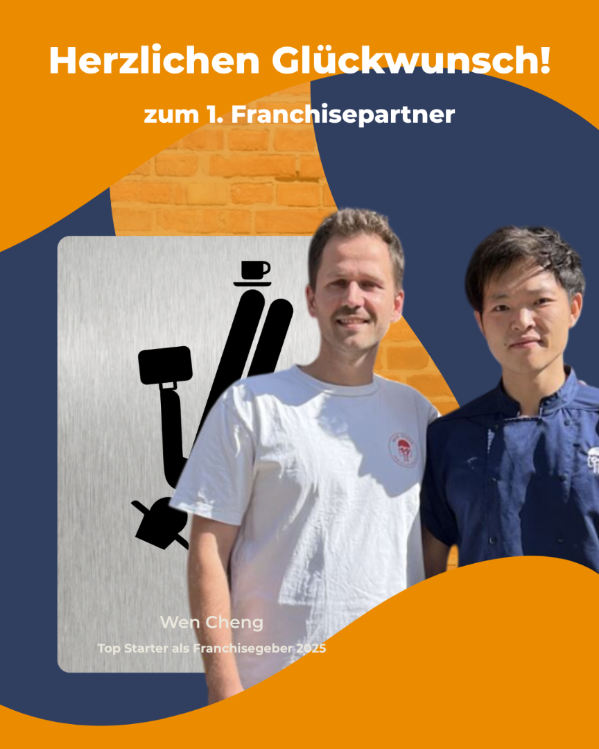 WenCheng 1. Franchisepartner - FranchiseMacher Aaward