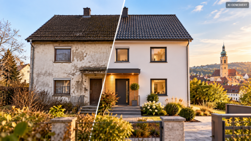 Renovierungsregeln beim Hausverkauf in Amberg (KI-generiert)